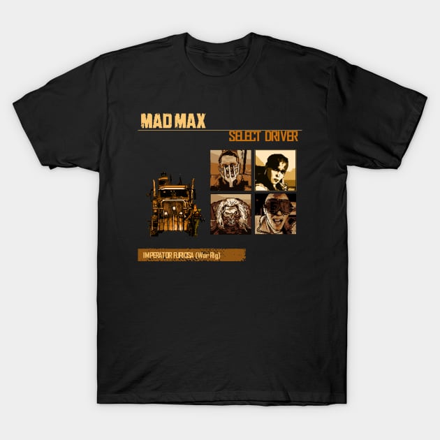 8Bit Mad Max T-Shirt by Fra3guitars